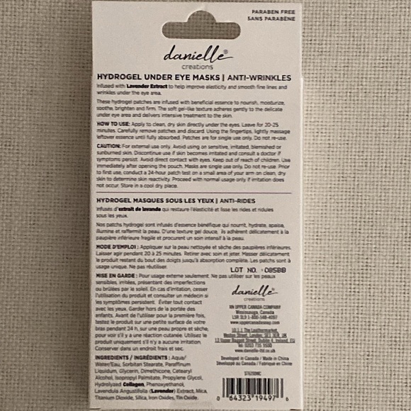 Danielle Under Eye Wrinkles No More Eye Masks 6 Pair - Picture 3 of 6